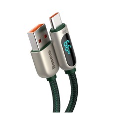 Baseus Display Cable USB to Type-C, 66W, 1m (green) Baseus Display Cable USB to Type-C, 66W, 1m (green)