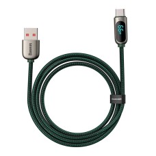 Baseus Display Cable USB to Type-C, 66W, 1m (green) Baseus Display Cable USB to Type-C, 66W, 1m (green)