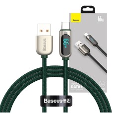 Baseus Display Cable USB to Type-C, 66W, 1m (green) Baseus Display Cable USB to Type-C, 66W, 1m (green)