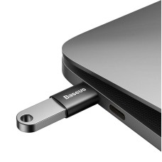 Baseus Ingenuity USB-C to USB-A adapter OTG (Black) Baseus Ingenuity USB-C to USB-A adapter OTG (Black)
