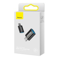 Baseus Ingenuity USB-C to USB-A adapter OTG (Black) Baseus Ingenuity USB-C to USB-A adapter OTG (Black)