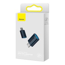 Baseus Ingenuity USB-C to USB-A adapter OTG (blue) Baseus Ingenuity USB-C to USB-A adapter OTG (blue)