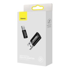 Baseus Ingenuity USB-A to USB-C adapter OTG (black)
