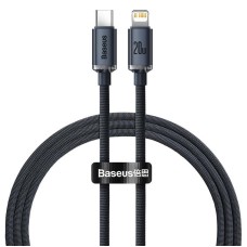 Baseus Crystal cable USB-C to Lightning, 20W, PD, 1.2m (black) Baseus Crystal cable USB-C to Lightning, 20W, PD, 1.2m (black)