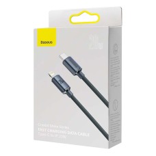 Baseus Crystal cable USB-C to Lightning, 20W, PD, 1.2m (black) Baseus Crystal cable USB-C to Lightning, 20W, PD, 1.2m (black)
