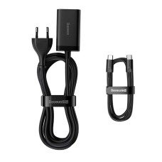 Quick Charger Baseus GaN3 Pro, 2x USB-C, 2x USB, 65W (black) Quick Charger Baseus GaN3 Pro, 2x USB-C, 2x USB, 65W (black)