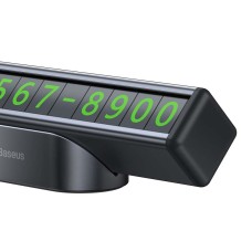 Baseus Square Bar Temporary Parking Number Plate (Black) Baseus Square Bar Temporary Parking Number Plate (Black)