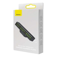Baseus Square Bar Temporary Parking Number Plate (Black) Baseus Square Bar Temporary Parking Number Plate (Black)