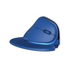 Bezprzewodowa mysz pionowa Delux M618XSD BT+2.4G RGB (niebieska) Bezprzewodowa mysz pionowa Delux M618XSD BT+2.4G RGB (niebieska)