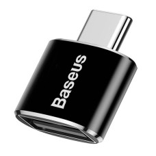 Baseus USB to USB Type-C Adapter 2.4A (Black) Baseus USB to USB Type-C Adapter 2.4A (Black)