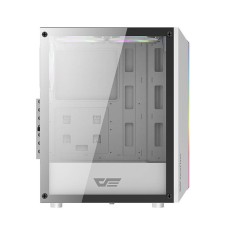 Darkflash DK151 LED computer case (white) + 3 RGB fans