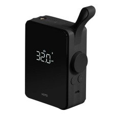 Electric Tire Inflator HOTO QWCQB001, 2500mAh (black) Electric Tire Inflator HOTO QWCQB001, 2500mAh (black)