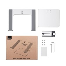 Laptop stand Baseus 11-17", adjustable (silver)