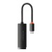 Network adapter Baseus Lite Series USB-C to RJ45 (black)