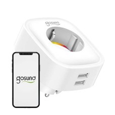 Smart plug WiFi Gosund SP112 2xUSB, 16A, Tuya Smart plug WiFi Gosund SP112 2xUSB, 16A, Tuya