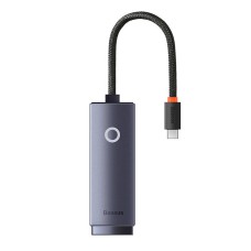 Network adapter Baseus Lite Series USB-C to RJ45 (grey) Network adapter Baseus Lite Series USB-C to RJ45 (grey)