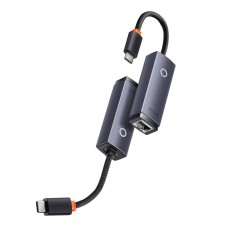 Network adapter Baseus Lite Series USB-C to RJ45 (grey) Network adapter Baseus Lite Series USB-C to RJ45 (grey)