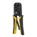 Deli Tools EDL4971 Ethernet Connector Crimping Pliers, 4/6/8P, RJ45/RJ14/RJ12/RJ9