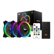 Computer Fan Set ARGB Darkflash DR12 Pro 3in1 120x120 (black) Computer Fan Set ARGB Darkflash DR12 Pro 3in1 120x120 (black)
