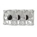 Computer fan set ARGB Darkflash INF8 3in1 120x120 (white)