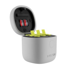 3-slot waterproof charger Telesin Allin box for GoPro Hero 9 / Hero 10 / Hero 11 / Hero 12 + 3 batteries (GP-BTR-906-GY-B) 3-slot waterproof charger Telesin Allin box for GoPro Hero 9 / Hero 10 / Hero 11 / Hero 12 + 3 batteries (GP-BTR-906-GY-B)