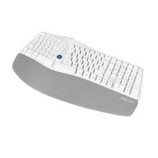 Wireless Ergonomic Keyboard Delux GM901D BT+2.4G (white) Wireless Ergonomic Keyboard Delux GM901D BT+2.4G (white)