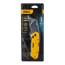 Utility Knife Deli Tools EDL006Z (yellow) Utility Knife Deli Tools EDL006Z (yellow)