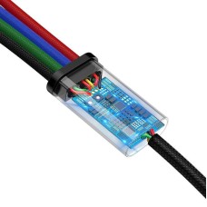 Baseus Fast USB Cable 4in1 2xUSB-C / Lightning / Micro 3,5A 1,2m - Black Baseus Fast USB Cable 4in1 2xUSB-C / Lightning / Micro 3,5A 1,2m - Black