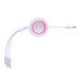 Baseus Bright Mirror 2, 3-in-1 USB 3-in-1 cable for micro USB / USB-C / Lightning 3.5A 1.1m (Purple)