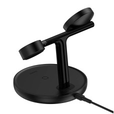 Magnetic Charging Bracket Baseus Swan 3 in 1 20W (black) Magnetic Charging Bracket Baseus Swan 3 in 1 20W (black)