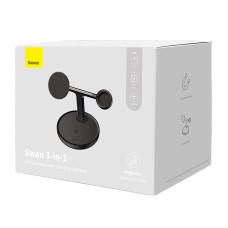 Magnetic Charging Bracket Baseus Swan 3 in 1 20W (black) Magnetic Charging Bracket Baseus Swan 3 in 1 20W (black)