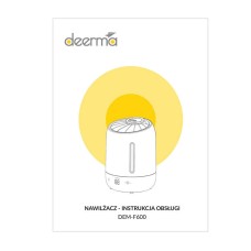 Ultrasonic humidifier Deerma F600 black Ultrasonic humidifier Deerma F600 black