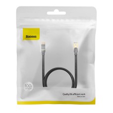 Baseus Ethernet RJ45, 10Gbps, 1m network cable (black) Baseus Ethernet RJ45, 10Gbps, 1m network cable (black)