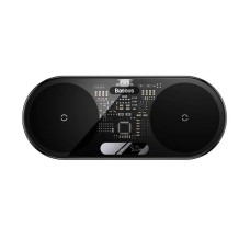 Dual Qi wireless charger Baseus Digital LED Display, 20W Dual Qi wireless charger Baseus Digital LED Display, 20W