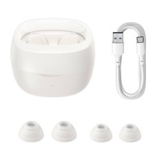 Wireless headphones Baseus Bowie WM02 TWS, Bluetooth 5.0 (white) Wireless headphones Baseus Bowie WM02 TWS, Bluetooth 5.0 (white)