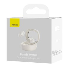 Wireless headphones Baseus Bowie WM02 TWS, Bluetooth 5.0 (white) Wireless headphones Baseus Bowie WM02 TWS, Bluetooth 5.0 (white)