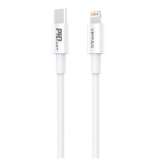 Wall charger VFAN E04, USB-C, 20W, QC 3.0 + Lightning cable (white) Wall charger VFAN E04, USB-C, 20W, QC 3.0 + Lightning cable (white)