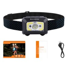 Headlight with non-contact switch Superfire X30, 340lm, USB Headlight with non-contact switch Superfire X30, 340lm, USB