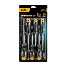 Screwdriver set Deli Tools EDL620006, with magnet, 6 pieces Screwdriver set Deli Tools EDL620006, with magnet, 6 pieces
