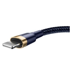 Baseus Cafule Lightning cable 1.5A 2m (Gold+Dark blue) Baseus Cafule Lightning cable 1.5A 2m (Gold+Dark blue)