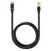 Baseus Ethernet RJ45, 10Gbps, 1.5m network cable (black)