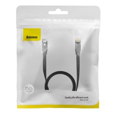 Baseus Ethernet RJ45, 1Gbps, 1.5m network cable (black) Baseus Ethernet RJ45, 1Gbps, 1.5m network cable (black)