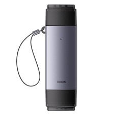 Baseus Lite Series SD/TF memory card reader, USB + USB-C (gray) Baseus Lite Series SD/TF memory card reader, USB + USB-C (gray)