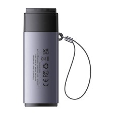 Baseus Lite Series SD/TF memory card reader, USB (gray)