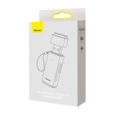 Baseus Lite Series SD/TF memory card reader, USB (gray)