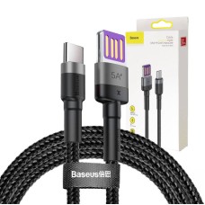 Baseus Cafule USB-C Cable Huawei SuperCharge, QC 3.0, 5A 1m (Black+Gray) Baseus Cafule USB-C Cable Huawei SuperCharge, QC 3.0, 5A 1m (Black+Gray)