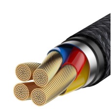 Baseus Cafule USB-C Cable Huawei SuperCharge, QC 3.0, 5A 1m (Black+Gray) Baseus Cafule USB-C Cable Huawei SuperCharge, QC 3.0, 5A 1m (Black+Gray)