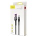Baseus Cafule USB-C Cable Huawei SuperCharge, QC 3.0, 5A 1m (Black+Gray)
