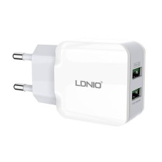Wall charger LDNIO A2202, 2x USB, 12W (white) Wall charger LDNIO A2202, 2x USB, 12W (white)
