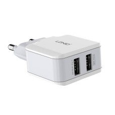 Wall charger LDNIO A2202, 2x USB, 12W (white) Wall charger LDNIO A2202, 2x USB, 12W (white)